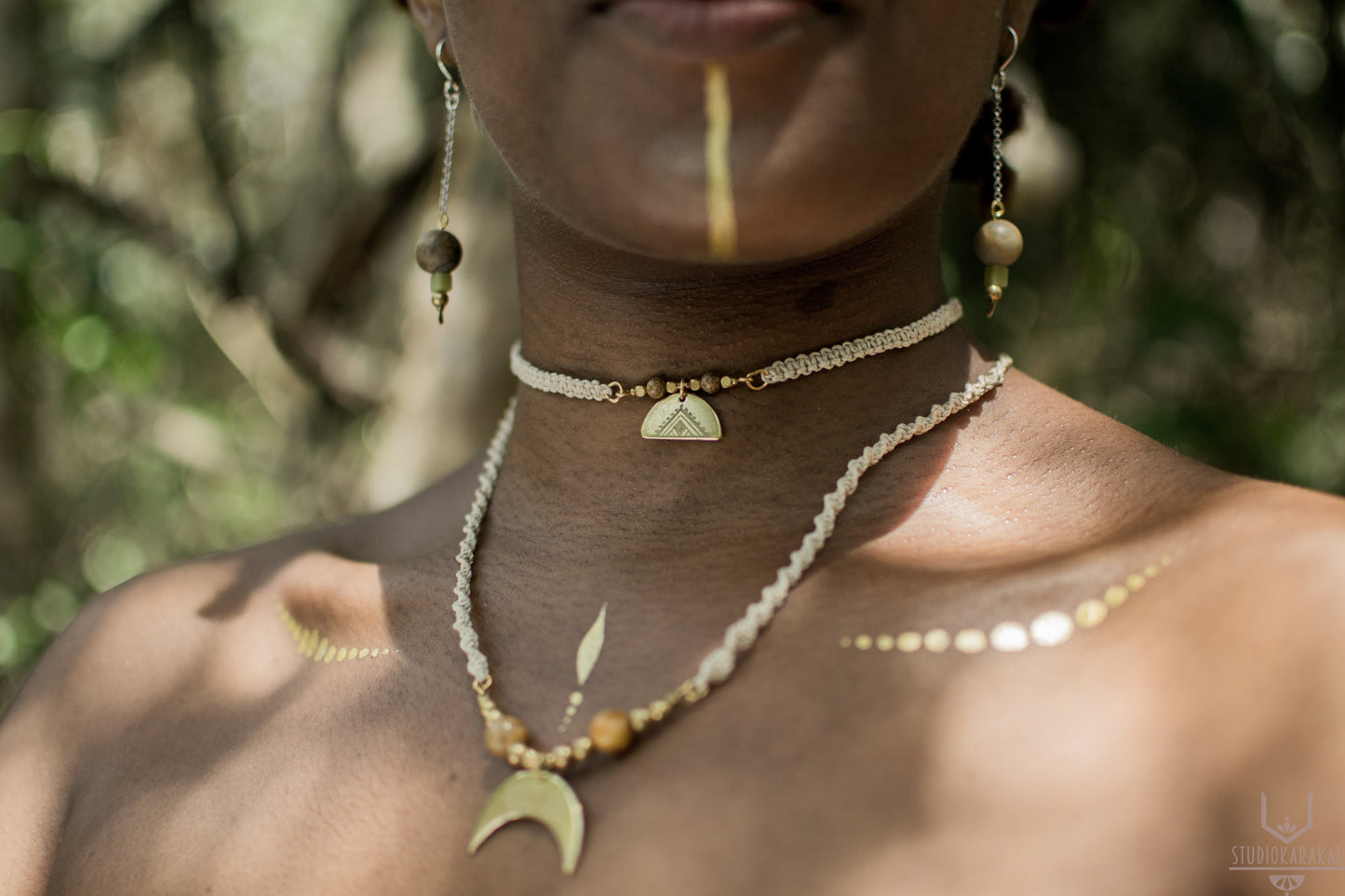 TALISMAN HEMP STATEMENT NECKLACE (Customise)