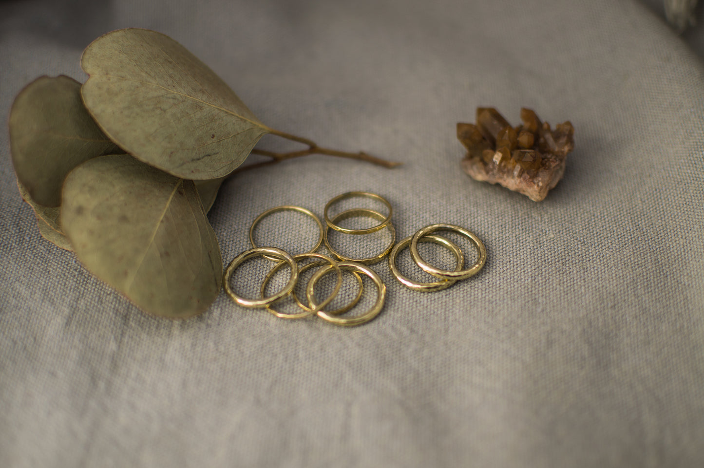 AKIRA STACKING RINGS (Sterling Silver | Brass)